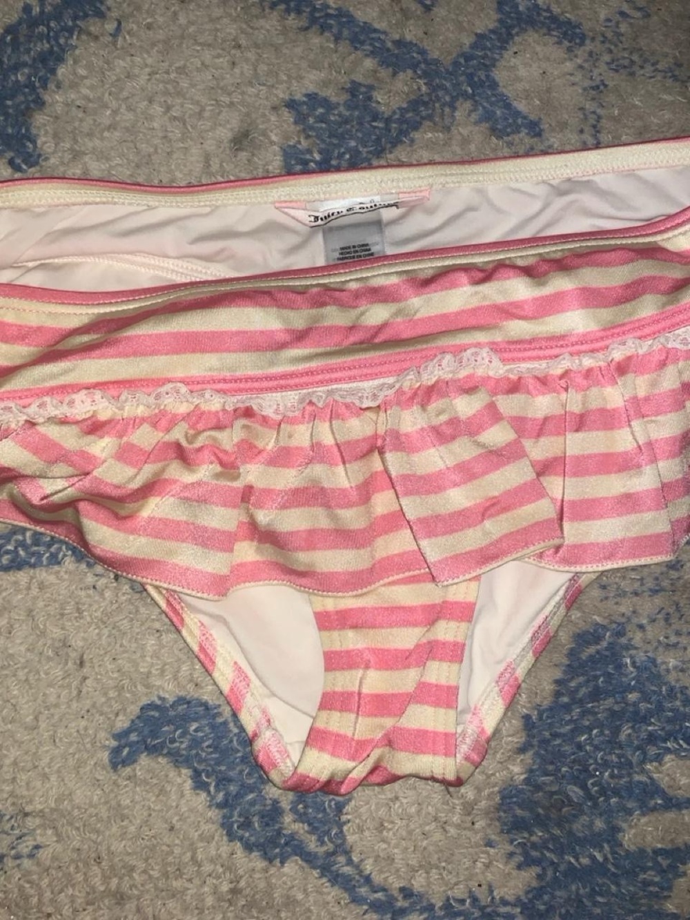 Juicy couture vintage bikini bottoms y2k mcbling